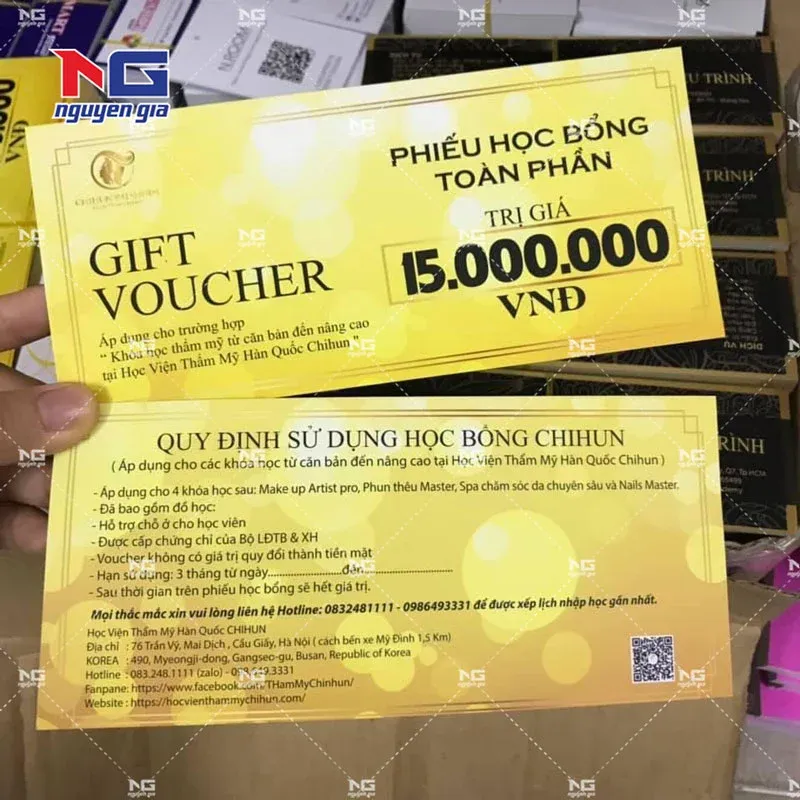mẫu gift voucher 