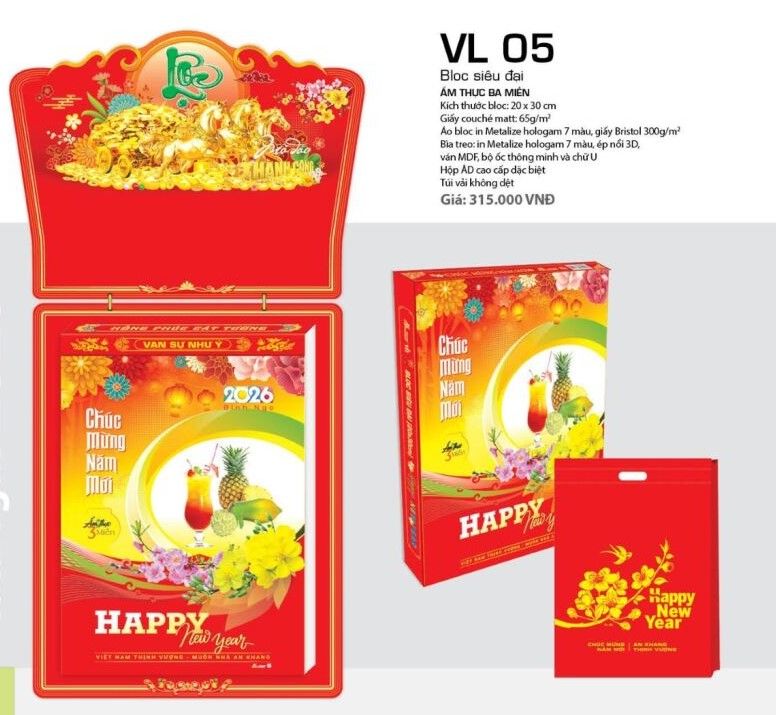 mẫu lịch tết đẹp