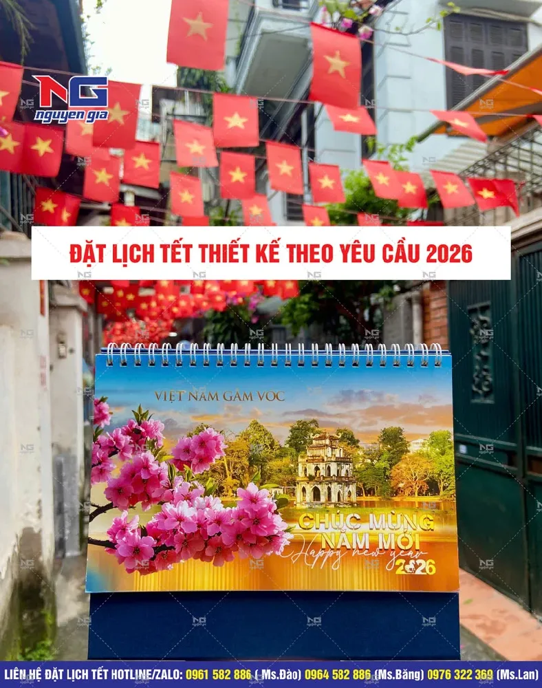 Mẫu lịch để bàn 