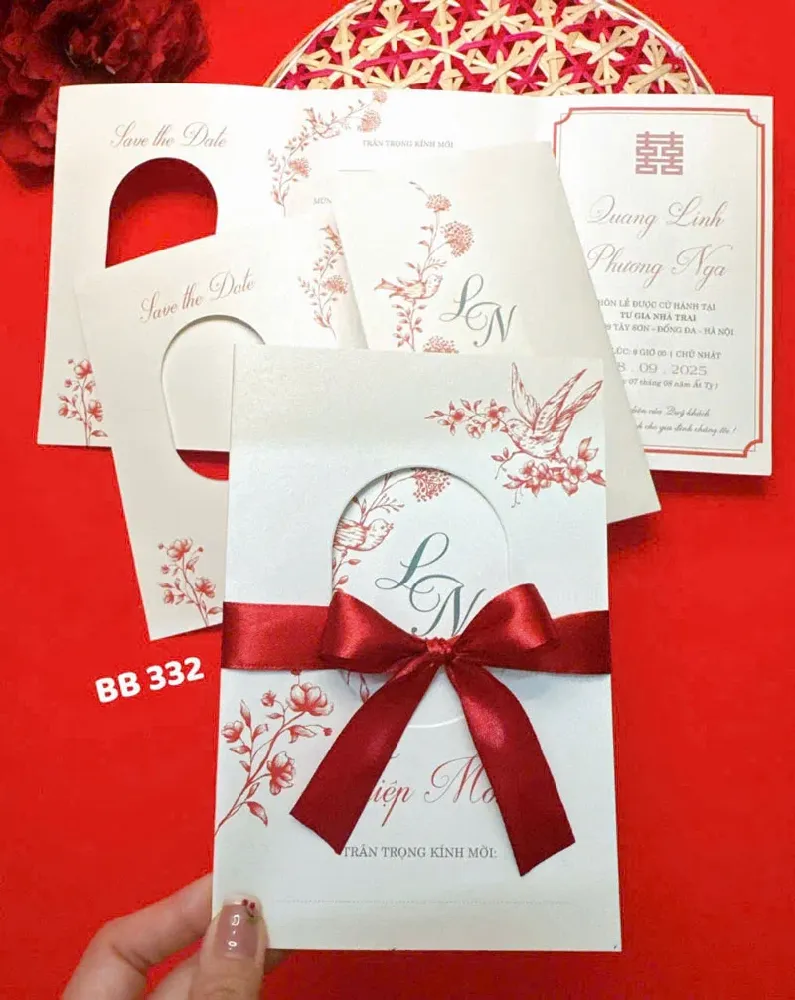 mẫu thiệp cưới Hà Nội