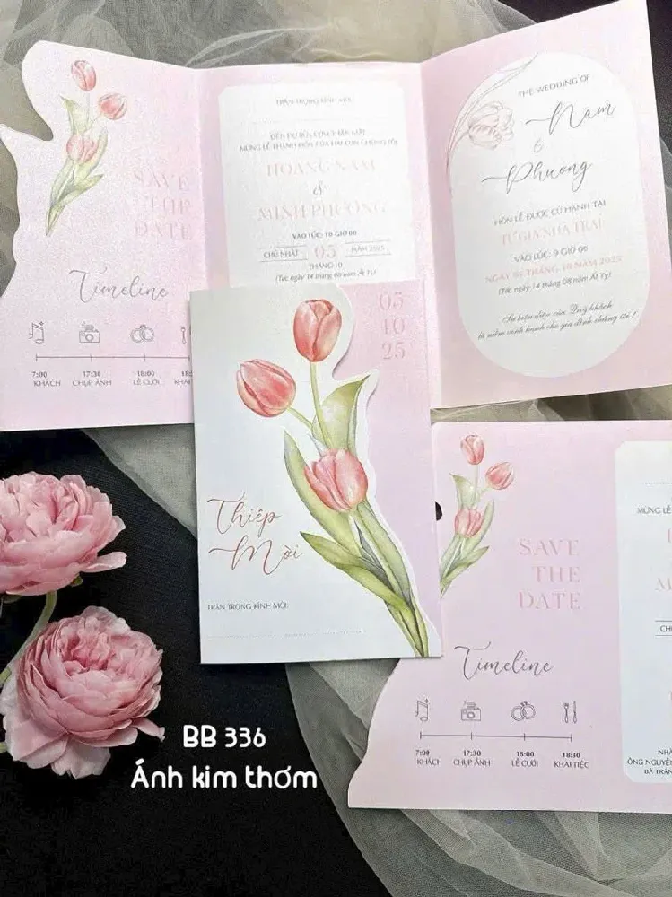 mẫu thiệp cưới giá rẻ Hà Nội