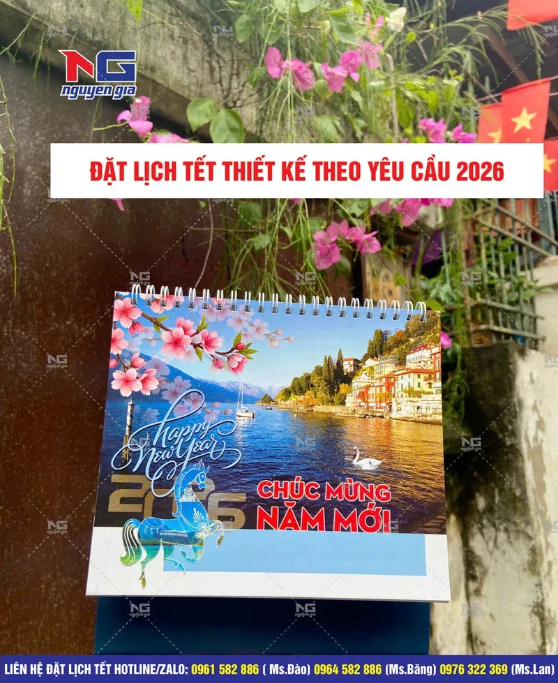 Lịch tết để bàn 