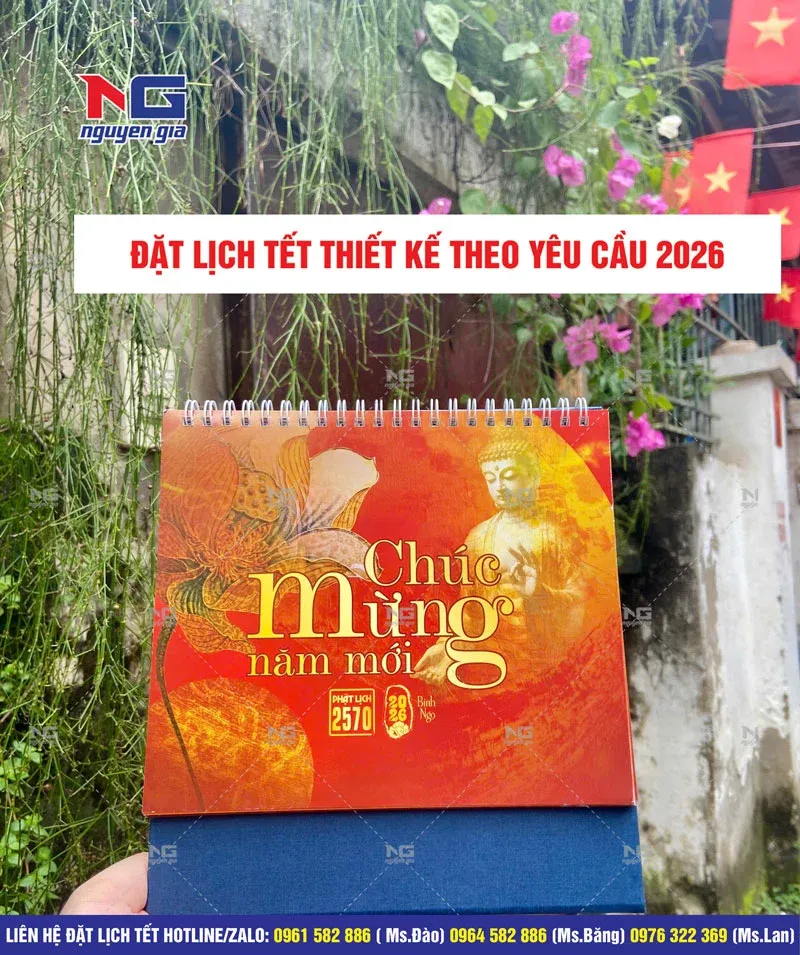 lịch tết 2026 đẹp