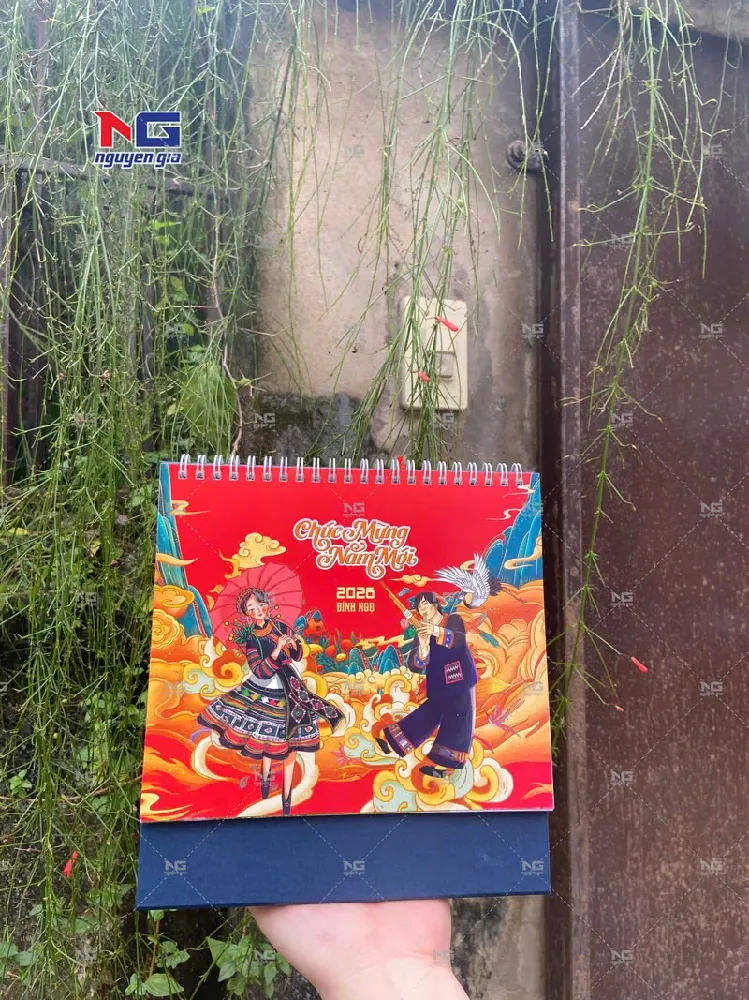 mẫu lịch để bàn đẹp