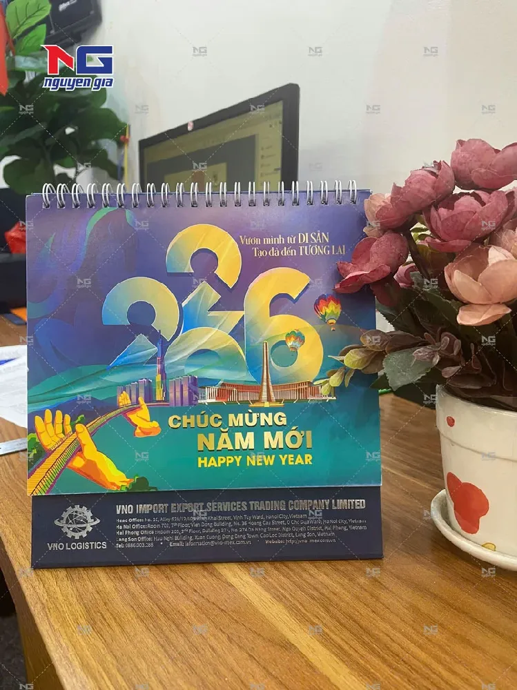 Mẫu lịch bàn đẹp