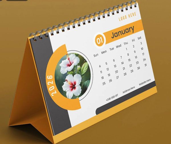 mẫu lịch để bàn đẹp