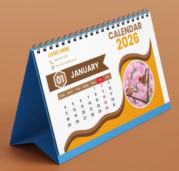 Lịch để bàn 2026 
