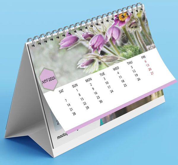 mẫu lịch để bàn đẹp