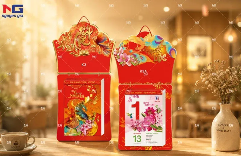 mẫu lịch bloc 20 x  30 cm 
