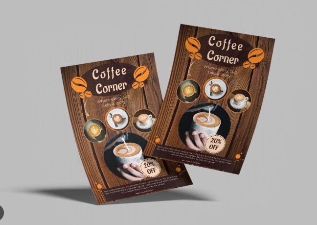 mẫu tờ rơi quán cafe