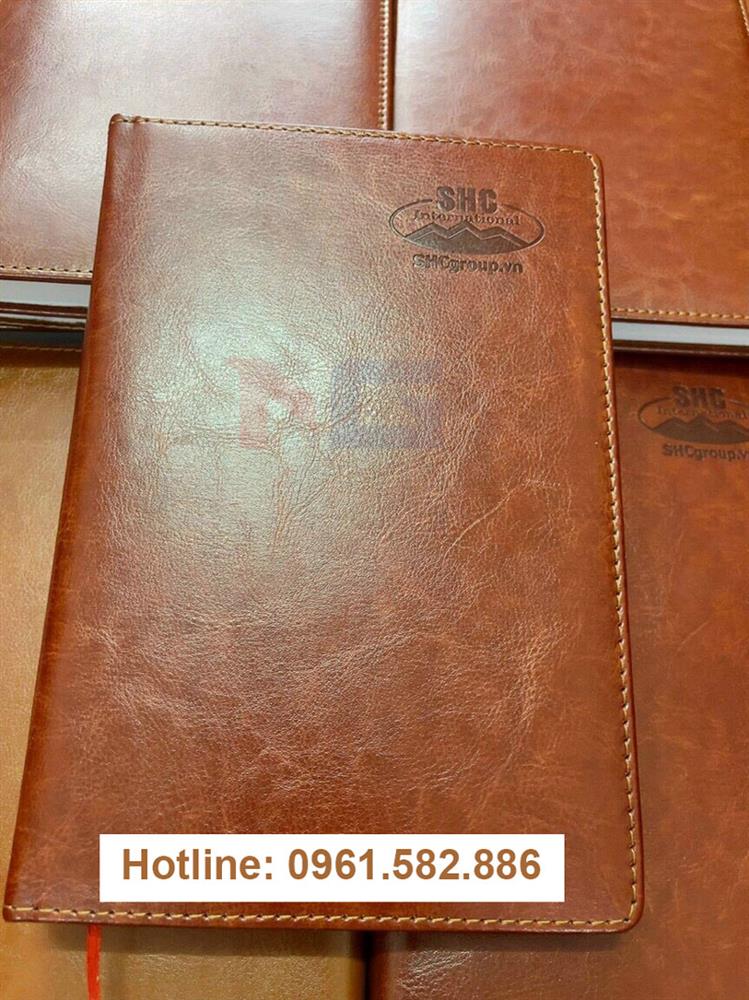 mẫu sổ bìa da bò
