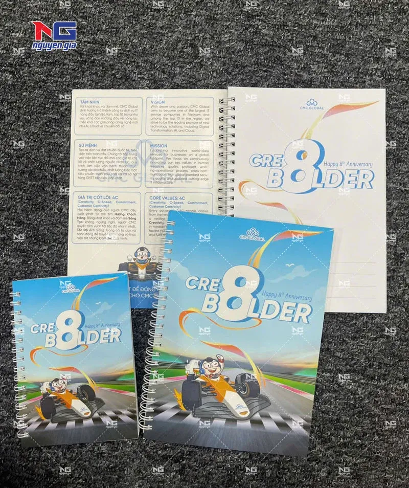 mẫu sổ lò xo CMC global 