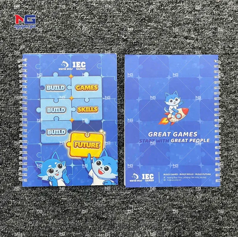 Mẫu sổ lò xo a5 IEC
