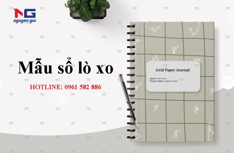 mẫu sổ lò xo đẹp