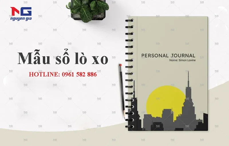 mẫu sổ lò xo giá rẻ