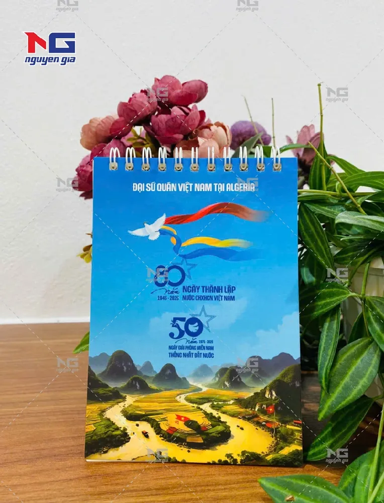 mẫu sổ tay lò xo đẹp