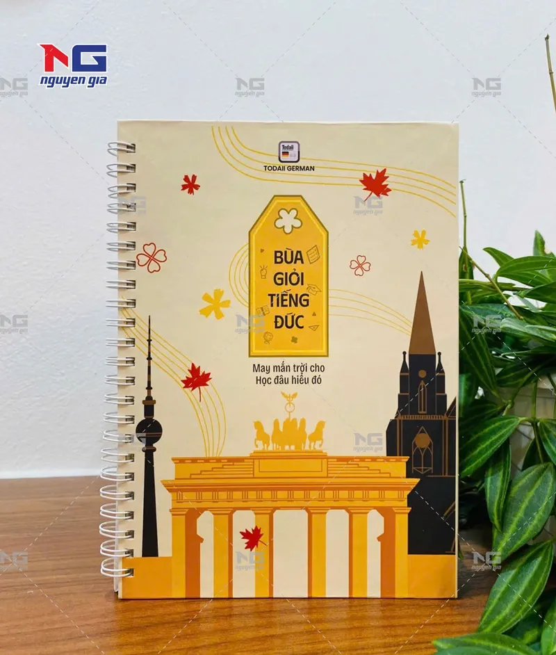 mẫu sổ tay lò xo